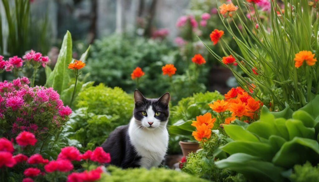 Avoiding toxic plants for cats