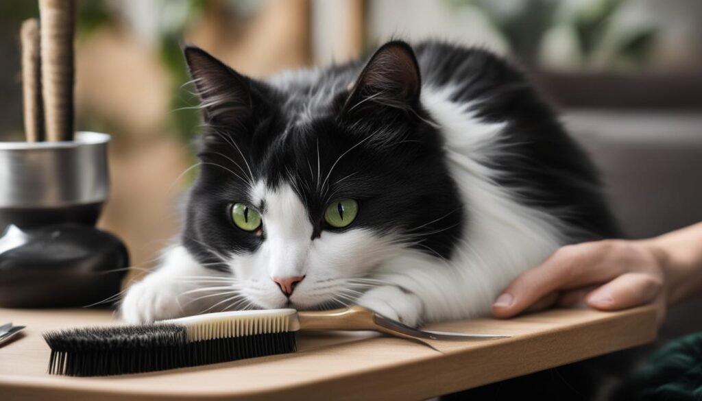 Cat Tail Grooming