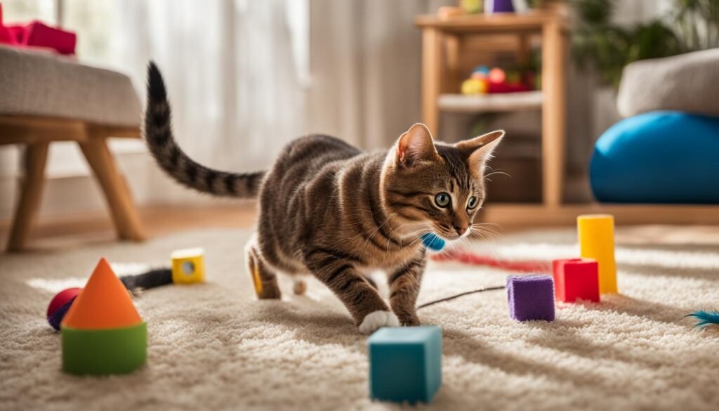 Interactive Toys for Enriched Indoor Spaces for cats