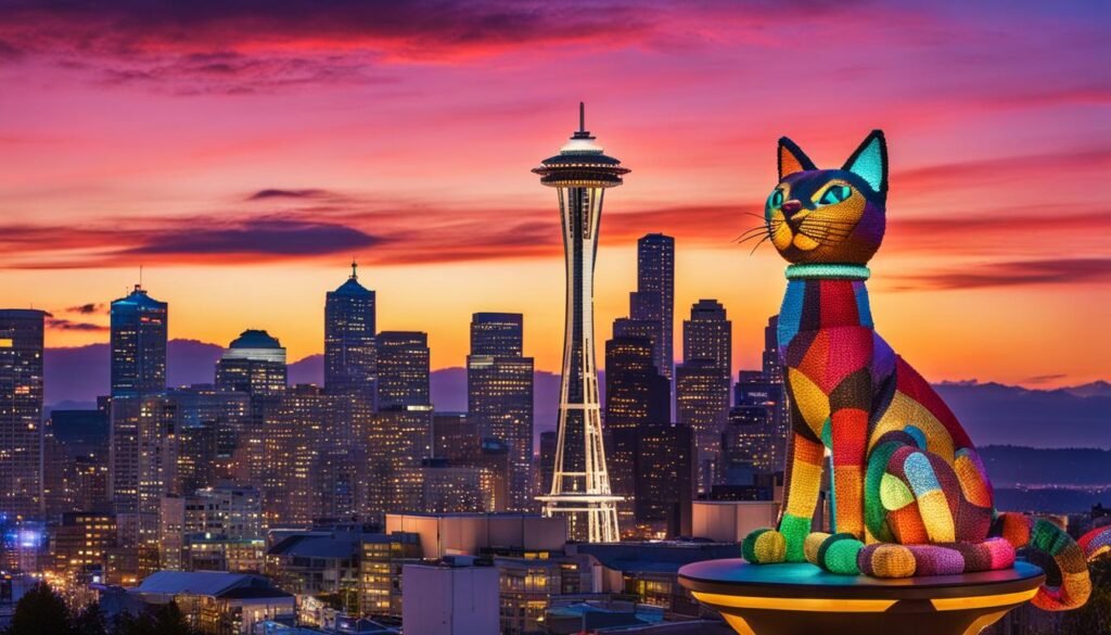 Seattle Cat Tower Exhibition