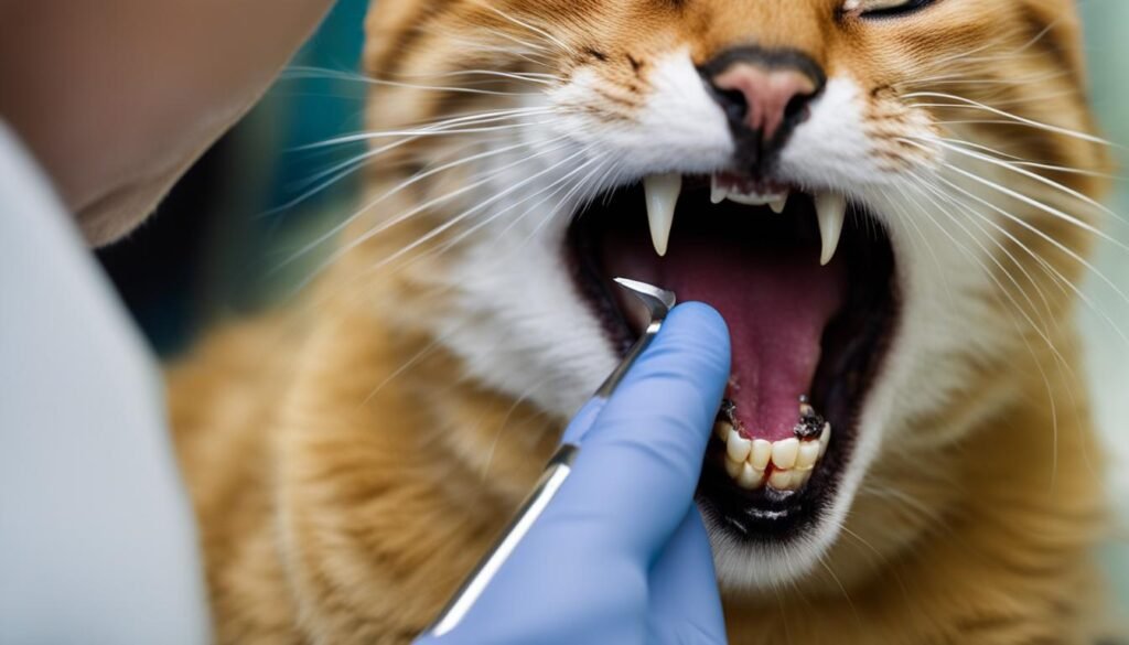Tooth extractions in cats