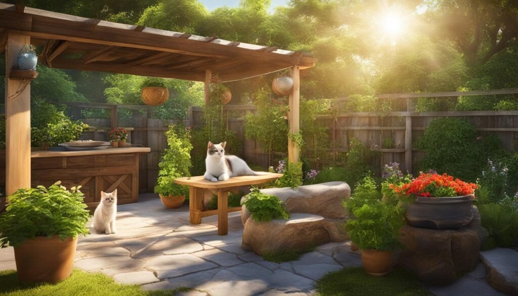 outdoor cat environment