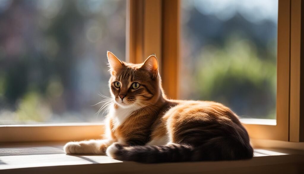 Framing within a Frame in Cat Photography Example
